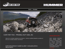 Tablet Screenshot of hummer.carforyou.cz